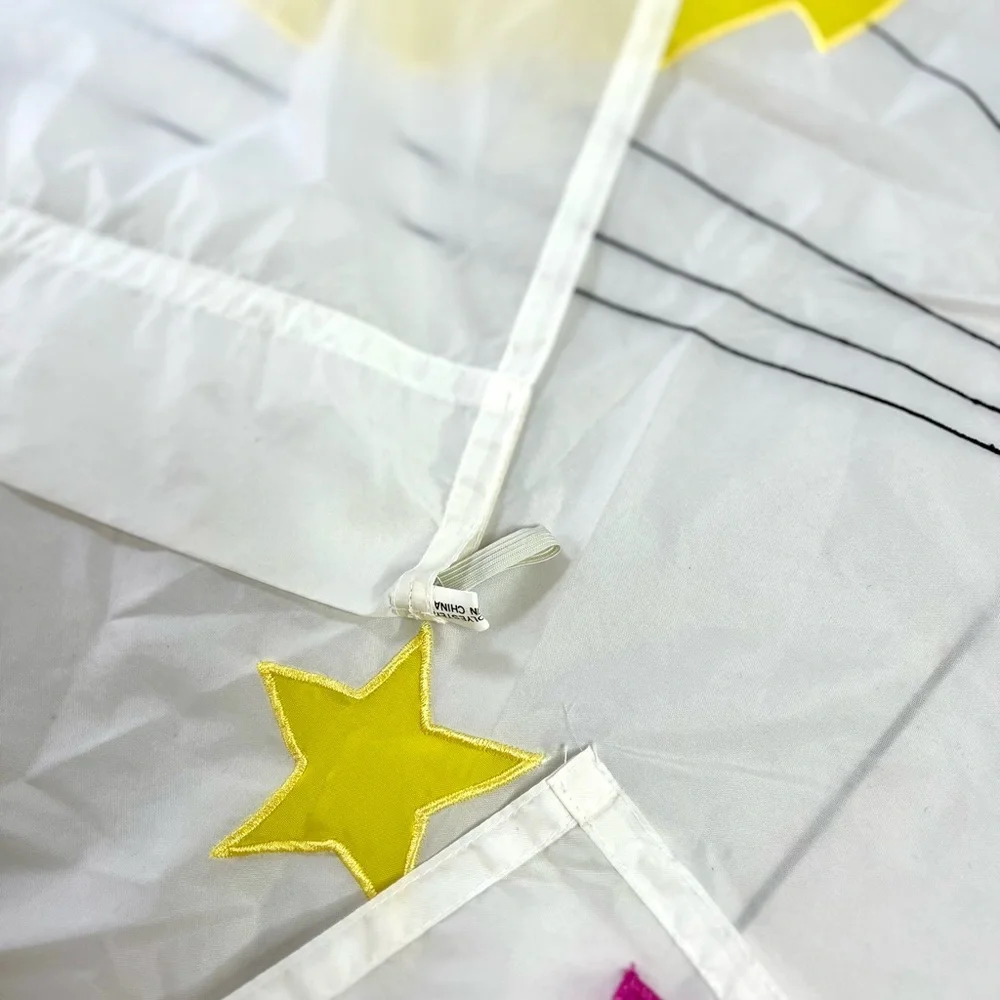 Colorful Smiley Balloon Party Flag. 28.5” X 38”